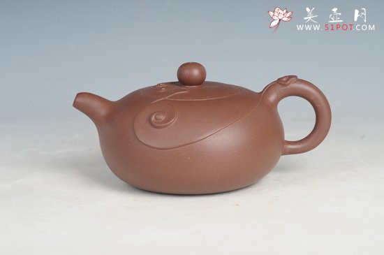 紫砂壶图片：祥云如意 (1) - 美壶网