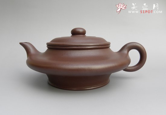 紫砂壶图片：虚扁 - 美壶网