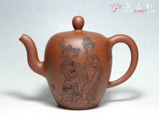 紫砂壶图片：美人肩 - 美壶网