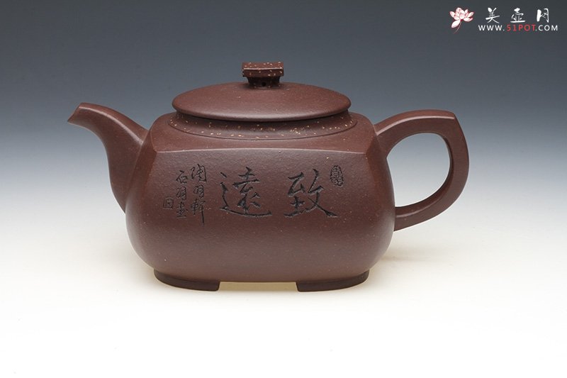 紫砂壶图片：砂四方 - 美壶网