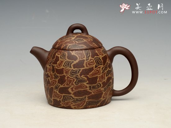 紫砂壶图片：绞泥秦权 - 美壶网