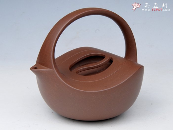 紫砂壶图片：太极提梁 - 美壶网