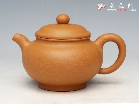 紫砂壶图片：掇只（黄金段） - 美壶网