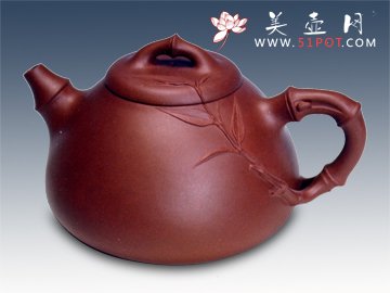 紫砂壶图片：石竹挺立 - 美壶网