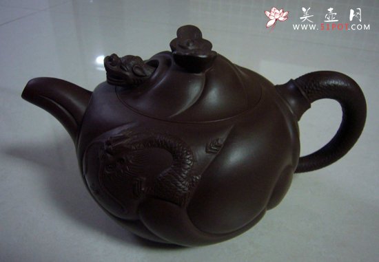 紫砂壶图片：鱼化龙 - 美壶网