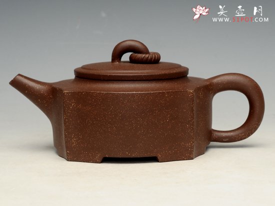 紫砂壶图片：玉粽 泥料：金砂点 350cc - 美壶网