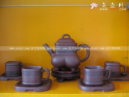 紫砂壶图片：将军套壶 - 美壶网