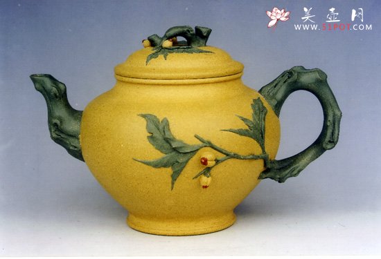 紫砂壶图片：桃报 - 美壶网