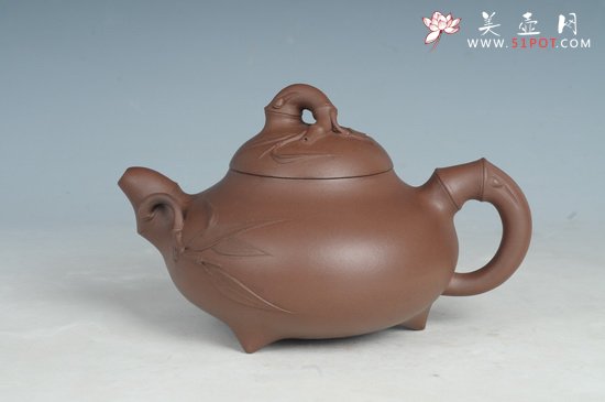 紫砂壶图片：鲁竹 (1) - 美壶网