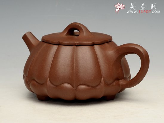 紫砂壶图片：筋瓤石瓢 - 美壶网
