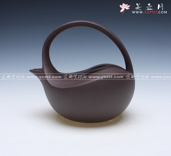 紫砂壶图片：提梁太极 - 美壶网