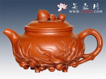 紫砂壶图片：千年圣桃 - 美壶网