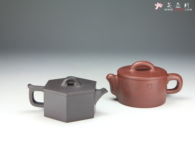 紫砂壶图片：古井对壶 - 美壶网