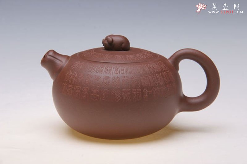 紫砂壶图片：金猪纳福 - 美壶网
