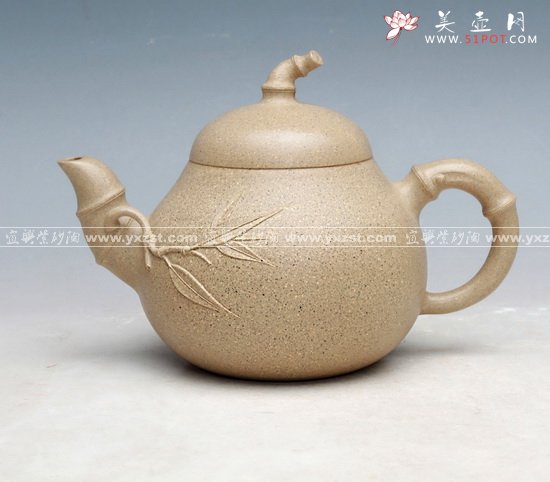 紫砂壶图片：竹韵 - 美壶网