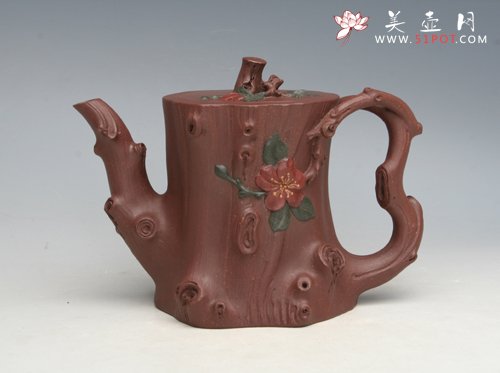 紫砂壶图片：杜鹃红 - 美壶网
