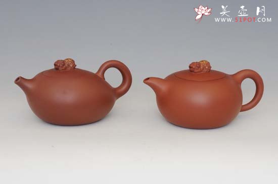 紫砂壶图片：祝福对壶 - 美壶网