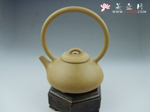 紫砂壶图片：提粱石瓢 - 美壶网