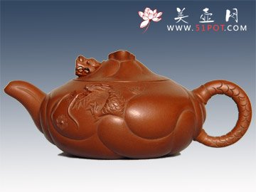 紫砂壶图片：鱼化龙 - 美壶网