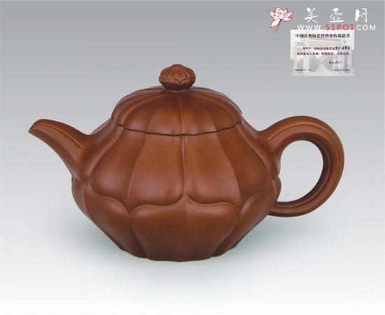 紫砂壶图片：合菱壶 - 美壶网