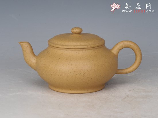 紫砂壶图片：和谐（金黄段泥） - 美壶网