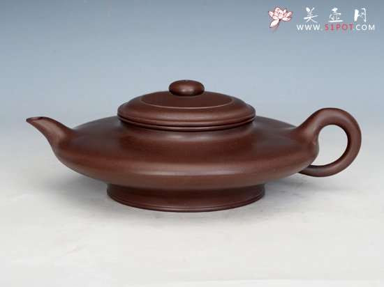 紫砂壶图片：虚扁 - 美壶网