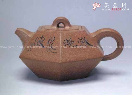 紫砂壶图片：八方斗壶 - 美壶网