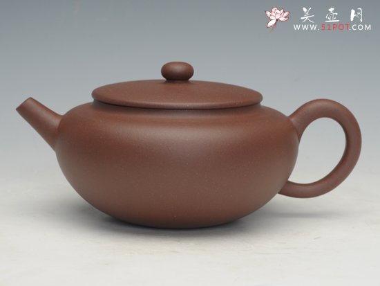 紫砂壶图片：紫玉金砂壶 - 美壶网