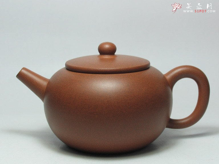 紫砂壶图片：圆珠老段泥 - 美壶网