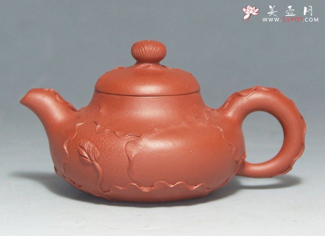 紫砂壶图片：荷叶 180CC - 美壶网