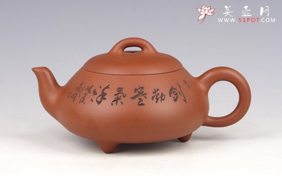 紫砂壶图片：石瓢清水泥 - 美壶网