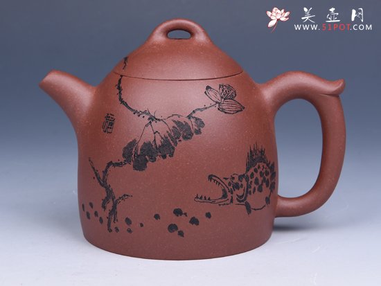 紫砂壶图片：   - 美壶网