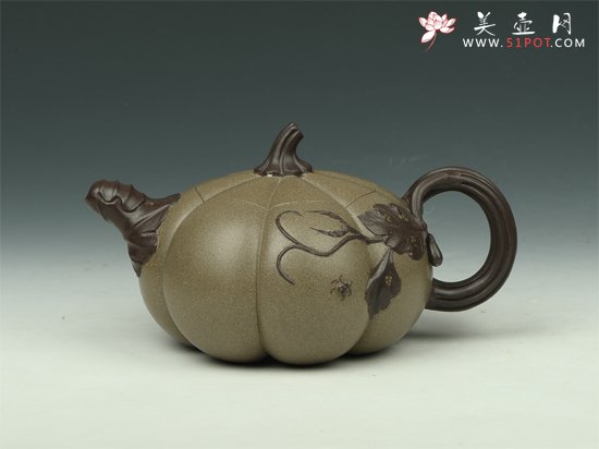 紫砂壶图片：南瓜壶 - 美壶网