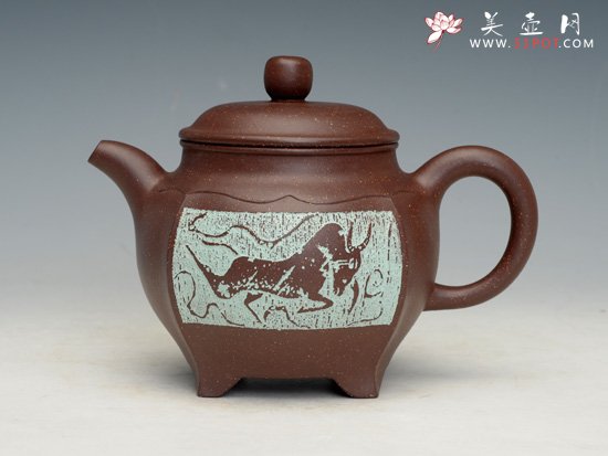 紫砂壶图片：四方宝鼎 - 美壶网