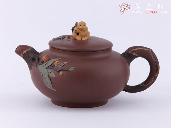 紫砂壶图片：祝寿壶 - 美壶网