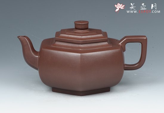 紫砂壶图片：六方雪华 - 美壶网