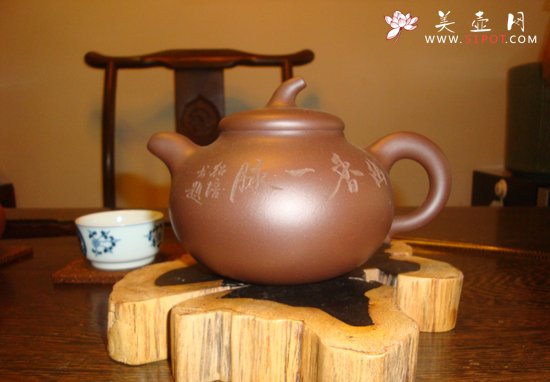 紫砂壶图片：茄段 - 美壶网