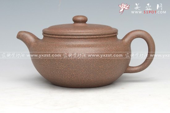 紫砂壶图片：仿古泥料：原矿蟹青泥 - 美壶网