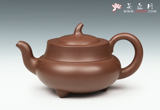 紫砂壶图片：三足北瓜 - 美壶网