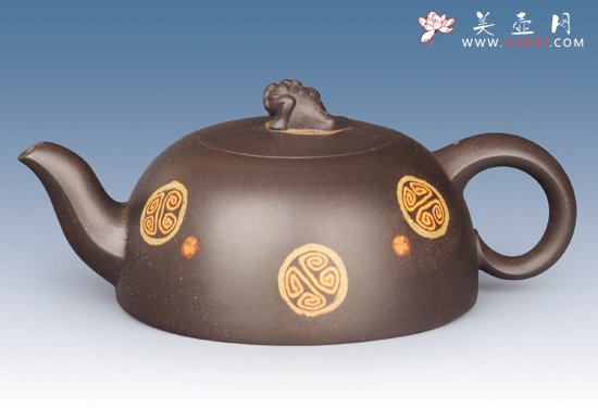 紫砂壶图片：金蟾戏寿 - 美壶网