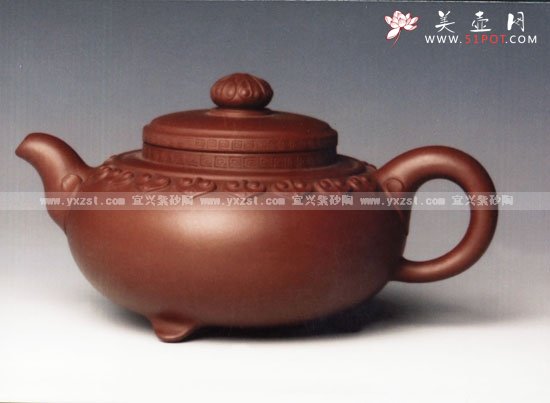 紫砂壶图片：三足如意 - 美壶网