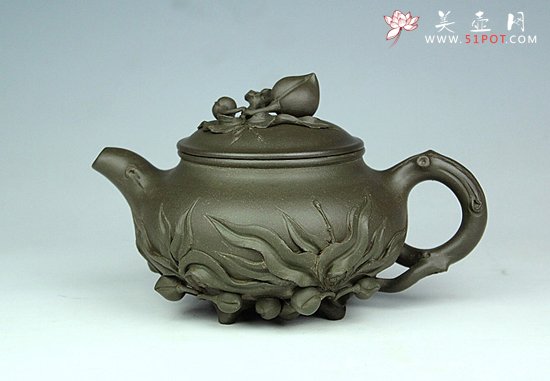 紫砂壶图片：千年圣桃 - 美壶网