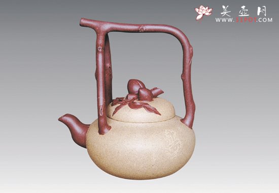 紫砂壶图片：东坡提梁 - 美壶网