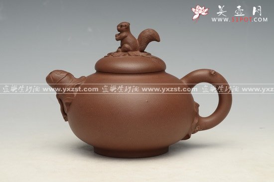 紫砂壶图片：松鼠 - 美壶网