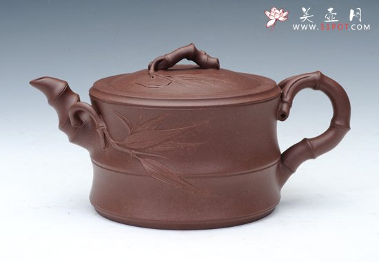 紫砂壶图片：竹段 - 美壶网