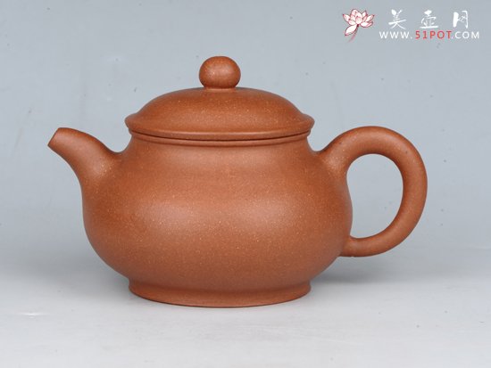 紫砂壶图片：潘壶 容量：200cc  泥料：紫泥 - 美壶网