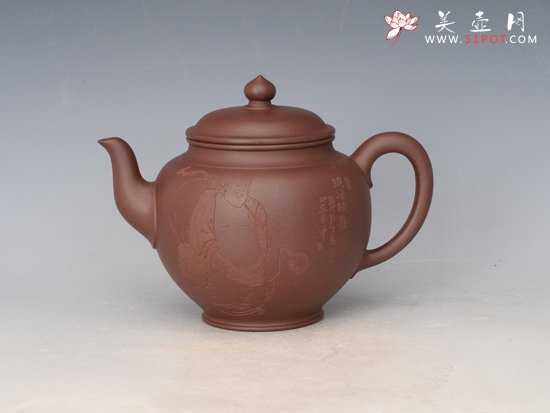 紫砂壶图片：高笑樱壶 - 美壶网