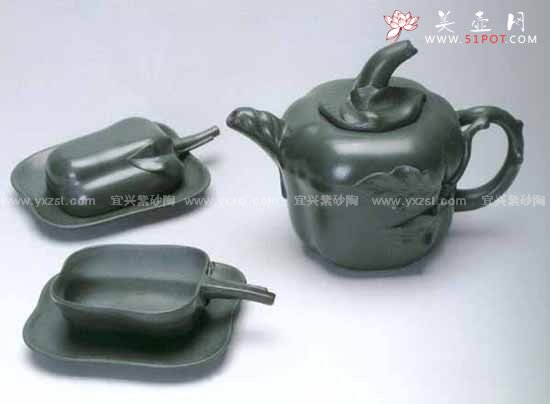 紫砂壶图片：甜椒茶具 - 美壶网