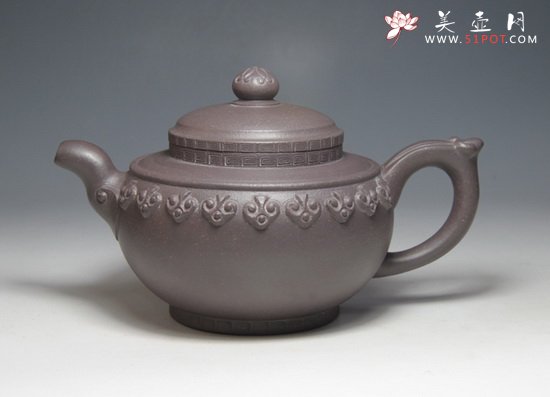 紫砂壶图片：云肩如意 - 美壶网