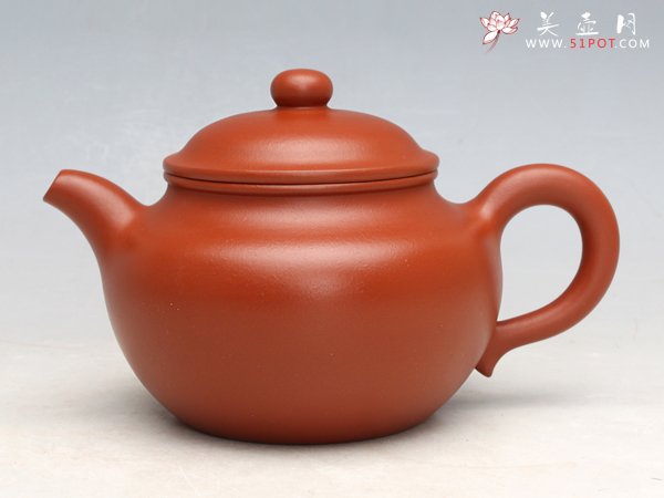 紫砂壶图片：莲 子(红泥) - 美壶网
